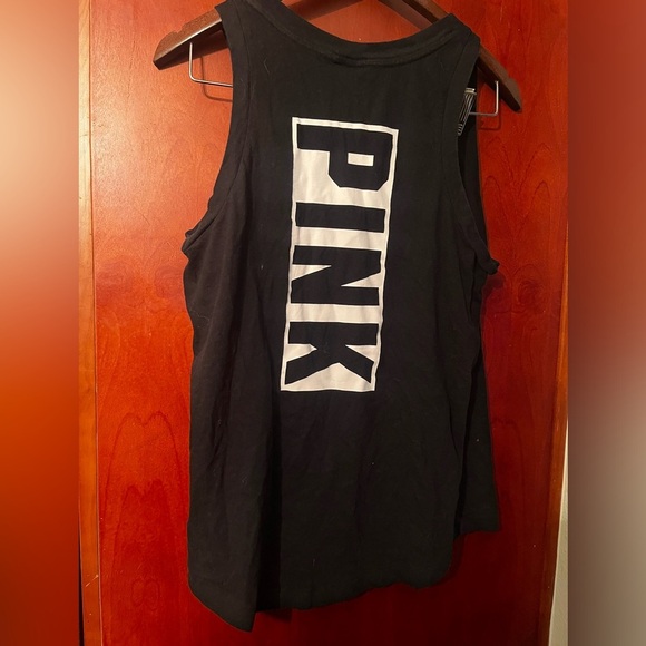 Pink Victoria Secret Bundle Lot (6) T-shirts Athletic bedazzled Tank Top Sz M-L - Picture 2 of 10